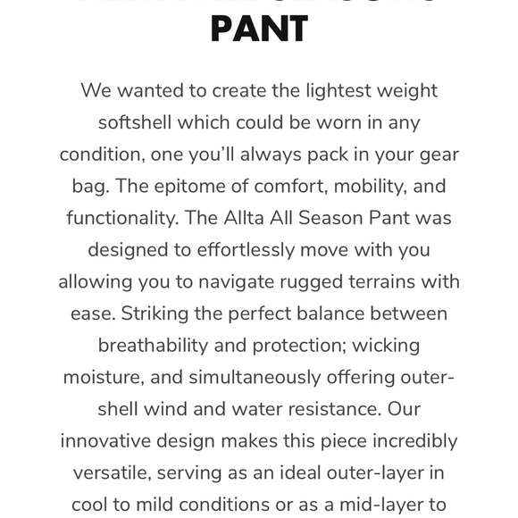 Prois Allta all weather pants, size 16 - Picture 6 of 6